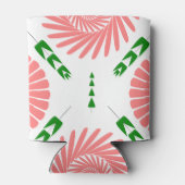 Rafraîchisseur Pour Canette motif aux fleurs roses (Dos)