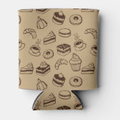 Rafraîchisseur Pour Canette Motif Avec Gâteaux, Desserts Et Boulangerie (Devant)