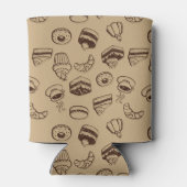 Rafraîchisseur Pour Canette Motif Avec Gâteaux, Desserts Et Boulangerie (Dos)