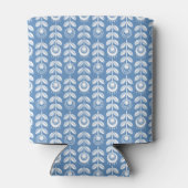 Rafraîchisseur Pour Canette Motif bleu scandinave rétro (Dos)