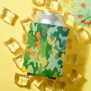 Rafraîchisseur Pour Canette Motif Camo couleur vive