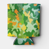 Rafraîchisseur Pour Canette Motif Camo couleur vive (Devant)