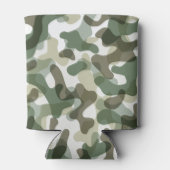 Rafraîchisseur Pour Canette Motif Camo vert dans les tons terre avec brun (Dos)