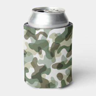 Rafraîchisseur Pour Canette Motif camouflage vert dans des tons terre avec mar