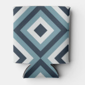 Rafraîchisseur Pour Canette Motif Carré bleu (Devant)