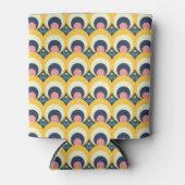 Rafraîchisseur Pour Canette Motif circulaire géométrique (Devant)