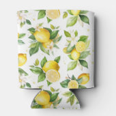 Rafraîchisseur Pour Canette Motif citron, Fleurs de citron, Feuilles, Citrus (Dos)