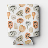 Rafraîchisseur Pour Canette Motif Citrouille d'aquarelle amusant (Dos)