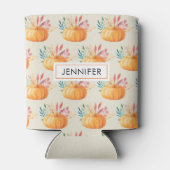 Rafraîchisseur Pour Canette Motif Citrouille d'aquarelle orange (Dos)