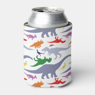 Rafraîchisseur Pour Canette Motif coloré de dinosaure (lumière)