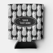 Rafraîchisseur Pour Canette Motif d'ananas tropicale coutume peut refroidir (Devant)