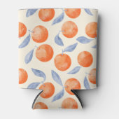 Rafraîchisseur Pour Canette Motif d'aquarelle Citrus Oranges (Devant)