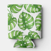 Rafraîchisseur Pour Canette Motif d'aquarelle Monstera (Dos)