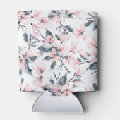 Rafraîchisseur Pour Canette Motif d'aquarelle rose et gris (Dos)