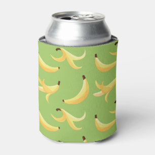 Rafraîchisseur Pour Canette Motif de banane jaune rétro drôle éditable pour fê