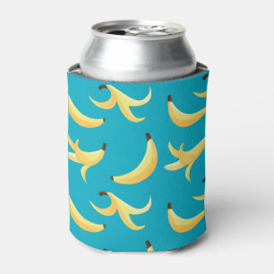 Rafraîchisseur Pour Canette Motif de banane jaune rétro drôle éditable pour fê