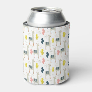 Rafraîchisseur Pour Canette Motif de cactus et de lamas