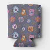 Rafraîchisseur Pour Canette motif de champ rose Abstrait (Dos)