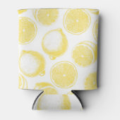 Rafraîchisseur Pour Canette Motif de citron à main (Devant)