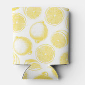 Rafraîchisseur Pour Canette Motif de citron à main (Dos)