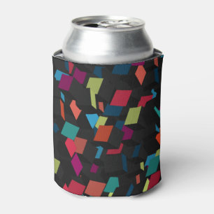 Rafraîchisseur Pour Canette Motif de cube géométrique Abstrait tendance
