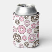 Rafraîchisseur Pour Canette Motif De Donuts, Donuts Roses, Donuts Blancs (Can devant)
