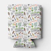 Rafraîchisseur Pour Canette Motif de Doodle Irlande (Dos)
