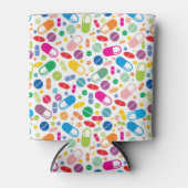 Rafraîchisseur Pour Canette Motif de drogue de néon coloré (Devant)