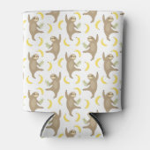 Rafraîchisseur Pour Canette Motif de fentes et bananes (Devant)