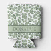 Rafraîchisseur Pour Canette Motif de fermeture Shamrock aquarelle (Dos)