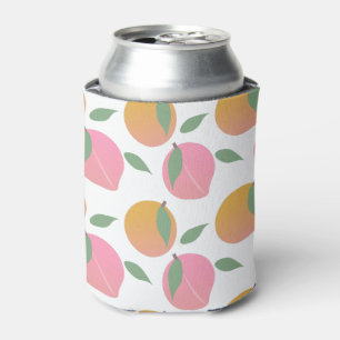 Rafraîchisseur Pour Canette Motif de fruit orange pêche blanc