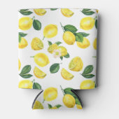 Rafraîchisseur Pour Canette Motif de fruits aux citrons jaunes (Devant)