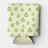 Rafraîchisseur Pour Canette Motif de grenouille verte (Devant)