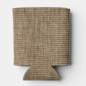 Rafraîchisseur Pour Canette motif de la nature de burlap rustique (Dos)