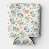 Rafraîchisseur Pour Canette Motif De Llamas, Cute Llamas, Alpacas, Fleurs (Devant)