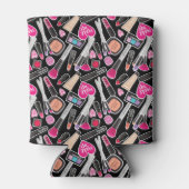 Rafraîchisseur Pour Canette Motif de maquillage néon (Dos)