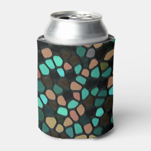 Rafraîchisseur Pour Canette Motif de mosaïque coloré multicolore