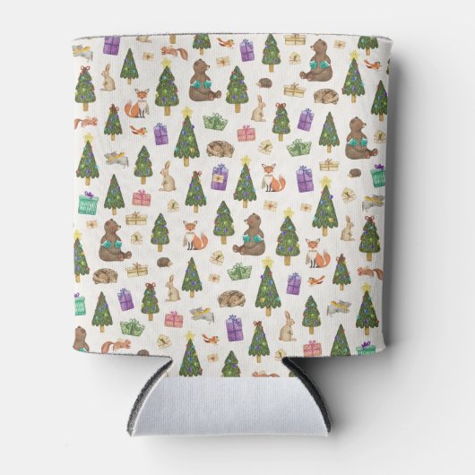 Rafraîchisseur Pour Canette Motif de Noël Forrest (Devant)