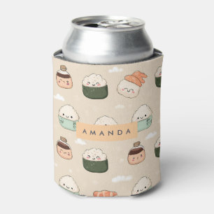 Rafraîchisseur Pour Canette Motif de nourriture japonaise de sushi Kawaii pers