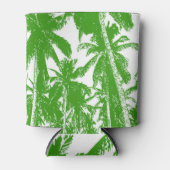 Rafraîchisseur Pour Canette Motif de palmiers dans un design postérisé (Devant)