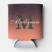 Rafraîchisseur Pour Canette Motif de Parties scintillant de dégradé (Devant)