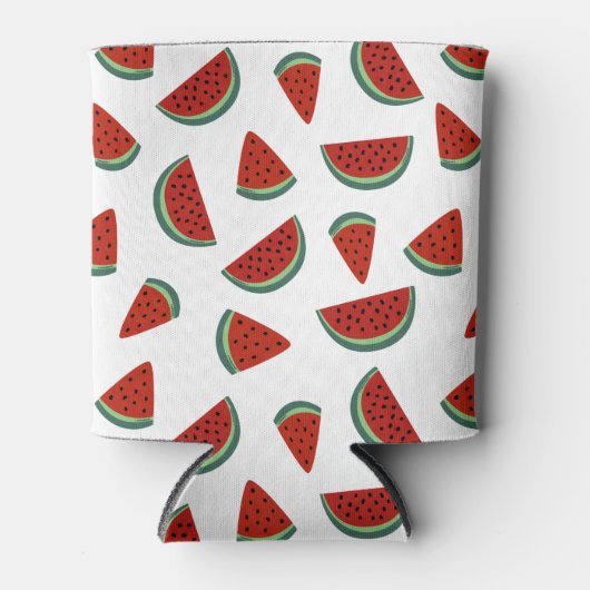 Rafraîchisseur Pour Canette Motif de pastèque à main (Devant)