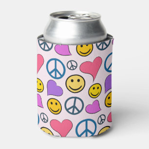 Rafraîchisseur Pour Canette Motif de Peace Love Laugh
