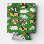 Rafraîchisseur Pour Canette Motif de porcs de Guinée (Devant)