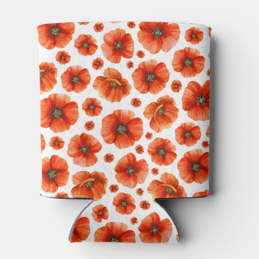 Rafraîchisseur Pour Canette Motif de puces d'aquarelle (Dos)