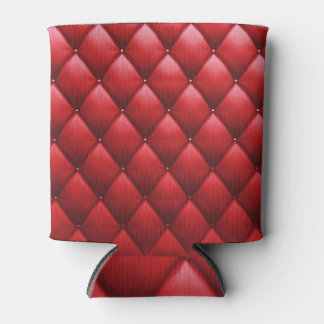 Rafraîchisseur Pour Canette Motif de répétition de la texture à bouton rouge