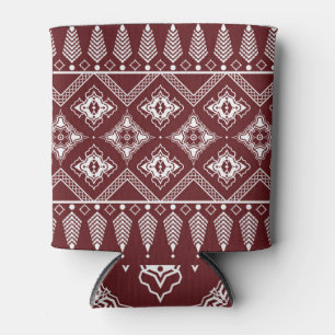 Rafraîchisseur Pour Canette Motif de style ethnique géométrique asiatique