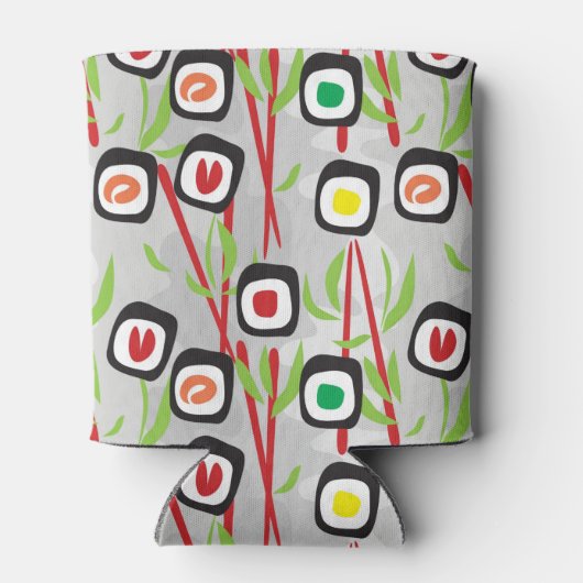 Rafraîchisseur Pour Canette Motif de sushi (Dos)