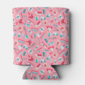 Rafraîchisseur Pour Canette Motif dentaire rose (Dos)