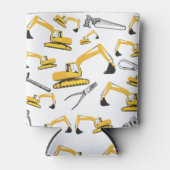 Rafraîchisseur Pour Canette Motif des camions et des outils de construction de (Devant)